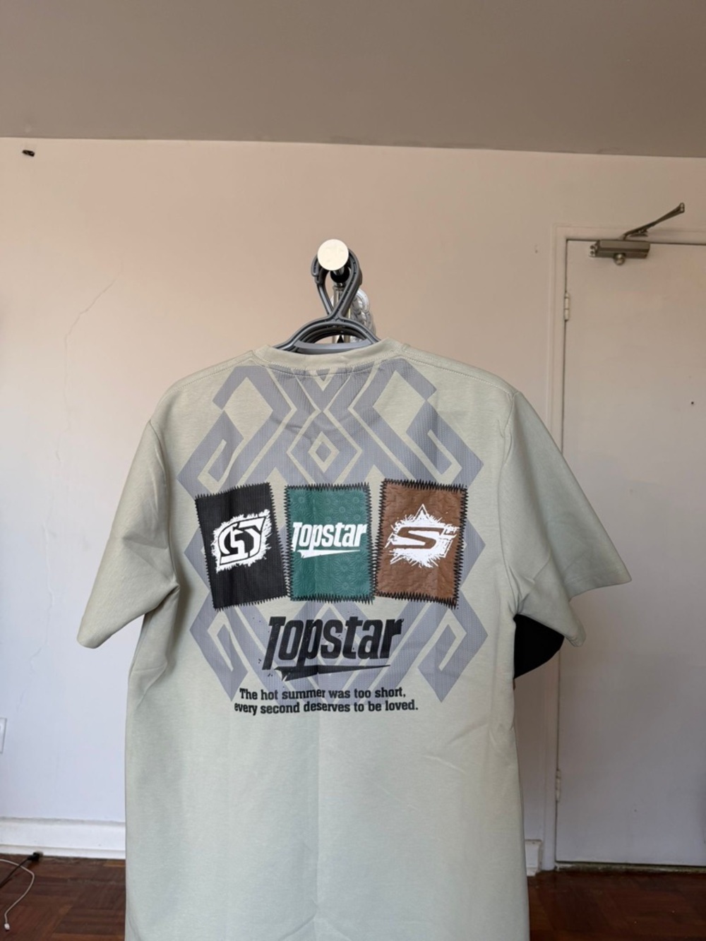 Topstar Graphic Logo Tee in Sage Green